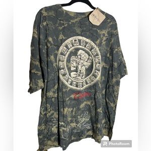 Pictorika Culture Wear Gray Chichen Itza Graphic T shirt Size XXL